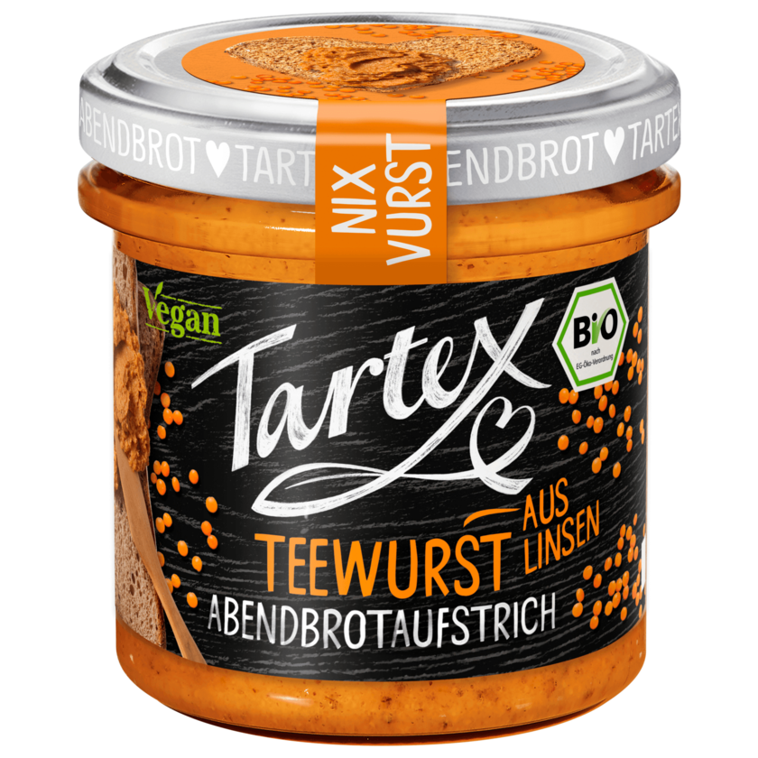 Tartex Bio Brotaufstrich Teewurst vegan 135g
